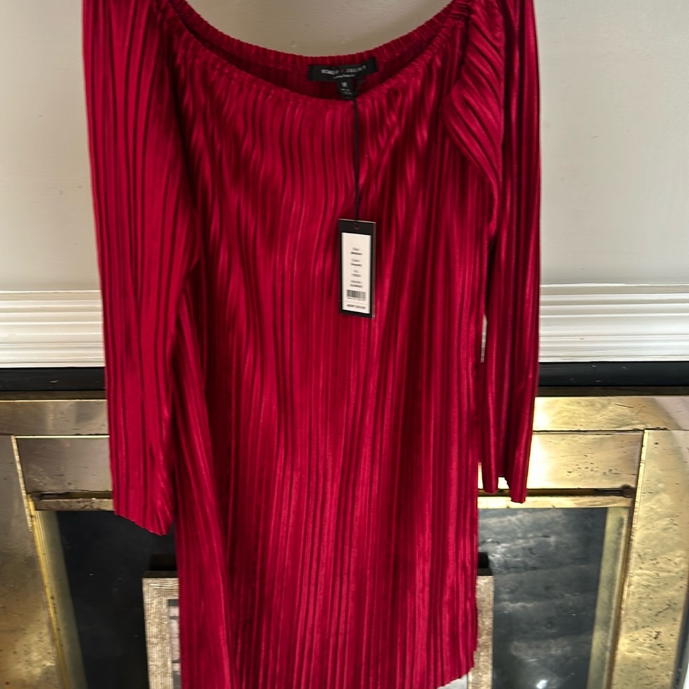 Flirty Burgundy Dress